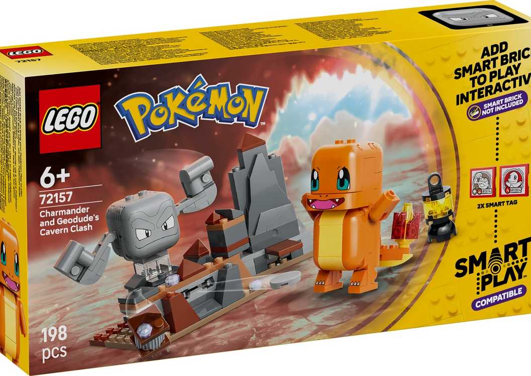 LEGO Pokemon Charmander Geodude 1