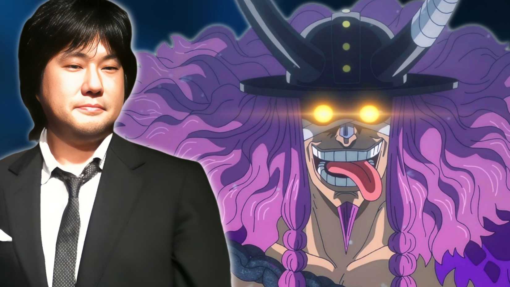 Image of Eiichiro Oda and Loki from One Piece