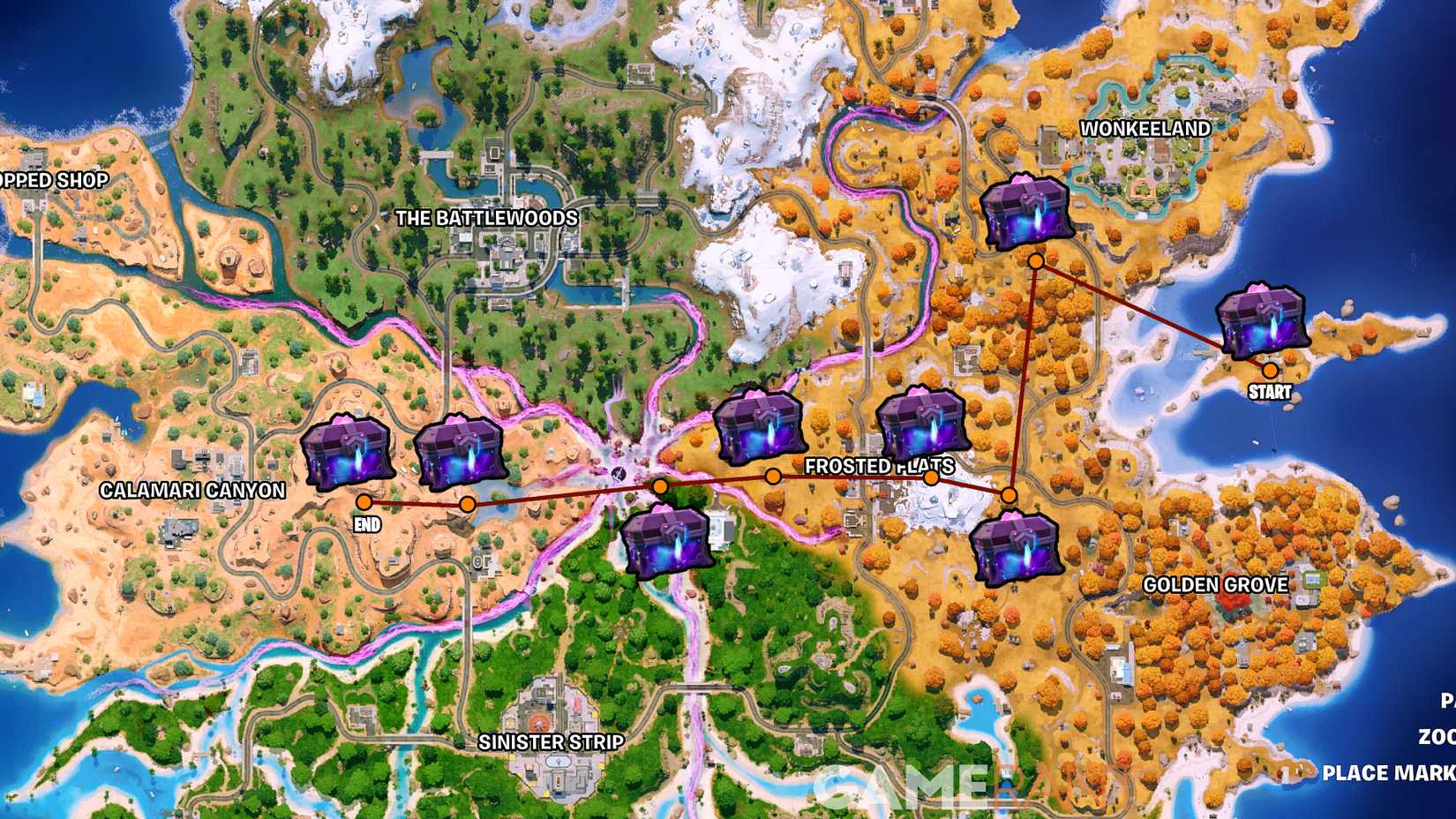 Best Places to Find Sprites in Fortnite Runners (Sprite Loot Path)
