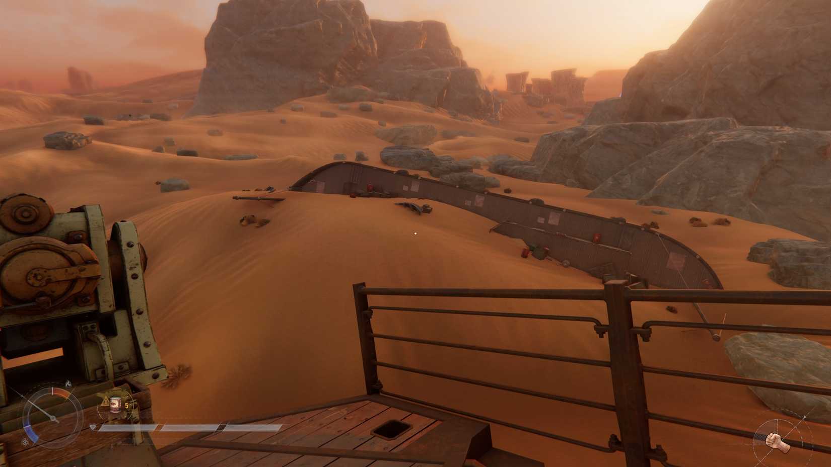 Looting the wrecks of the Sand Raiders of Sophie