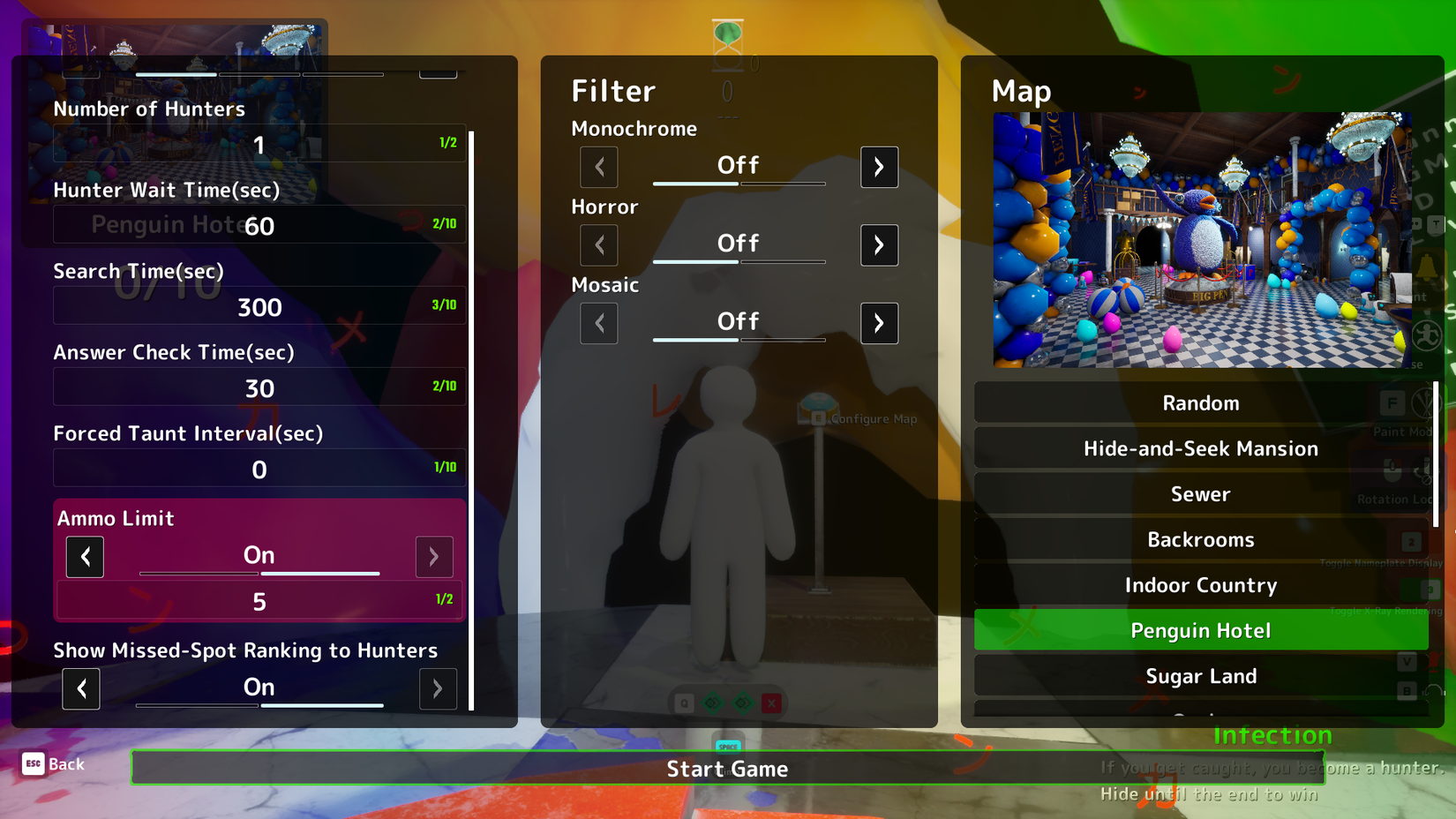 meccha chameleon ammo settings