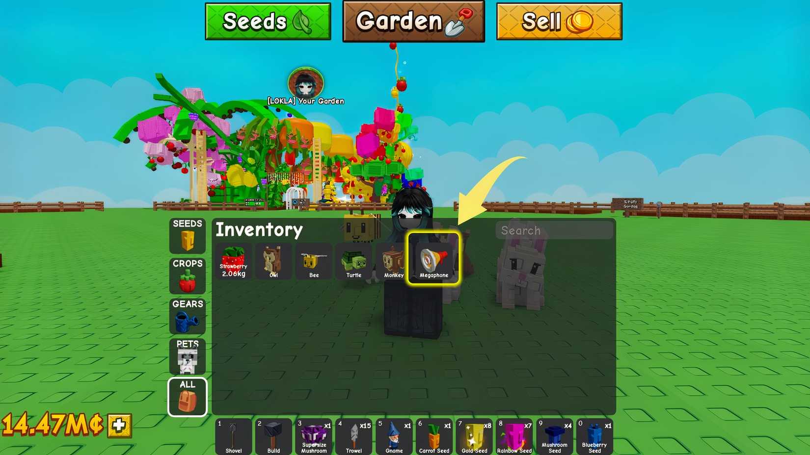 Megaphone in Gardening 2