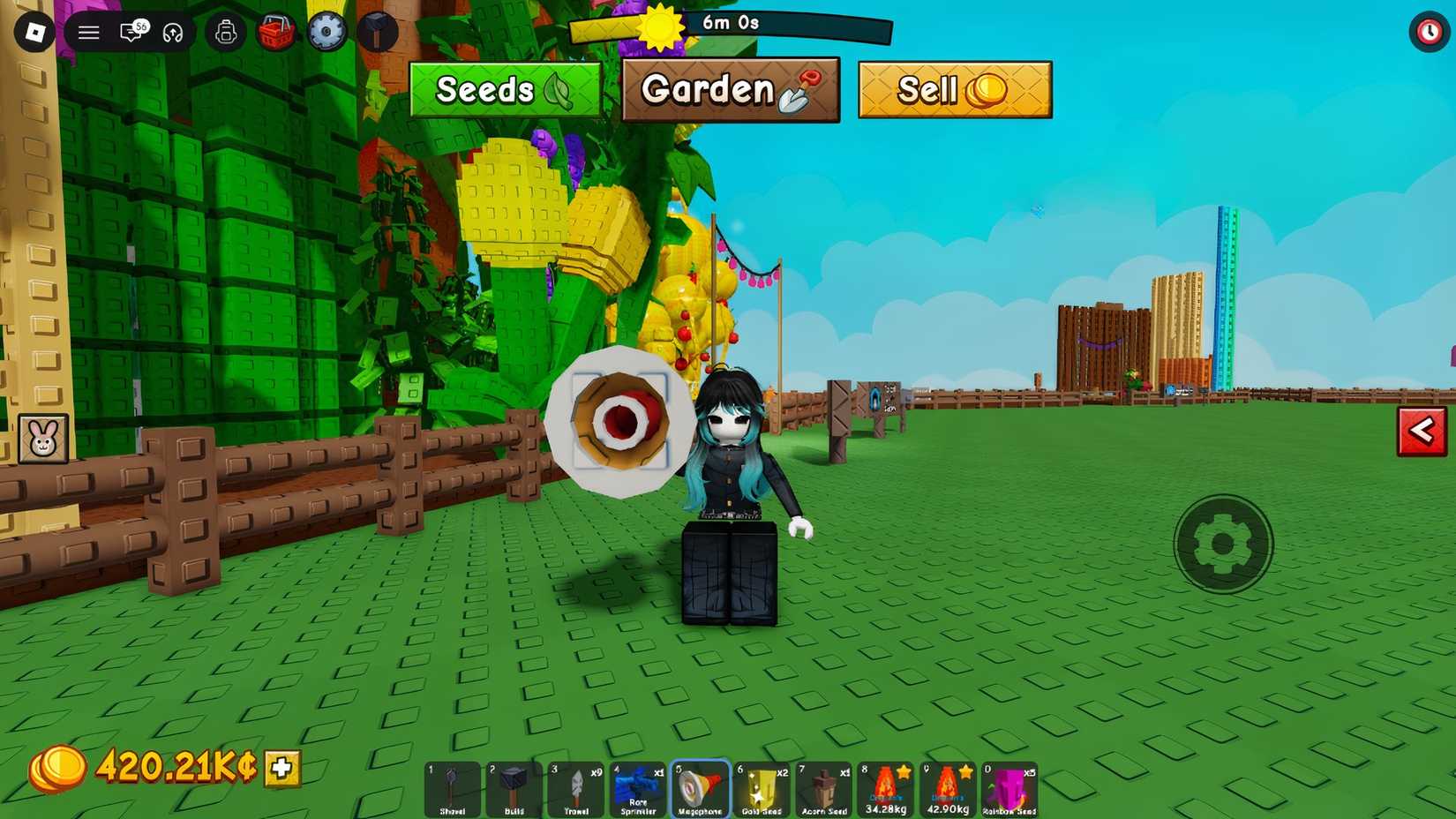 megaphone sound id codes in grow a garden 2