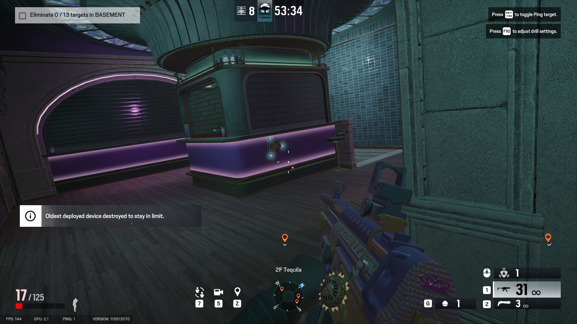 Melusi Banshee Placement Tequila - Rainbow Six Siege