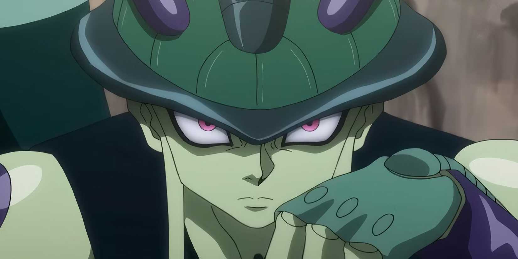 Meruem makes an angry face in Hunter x Hunter