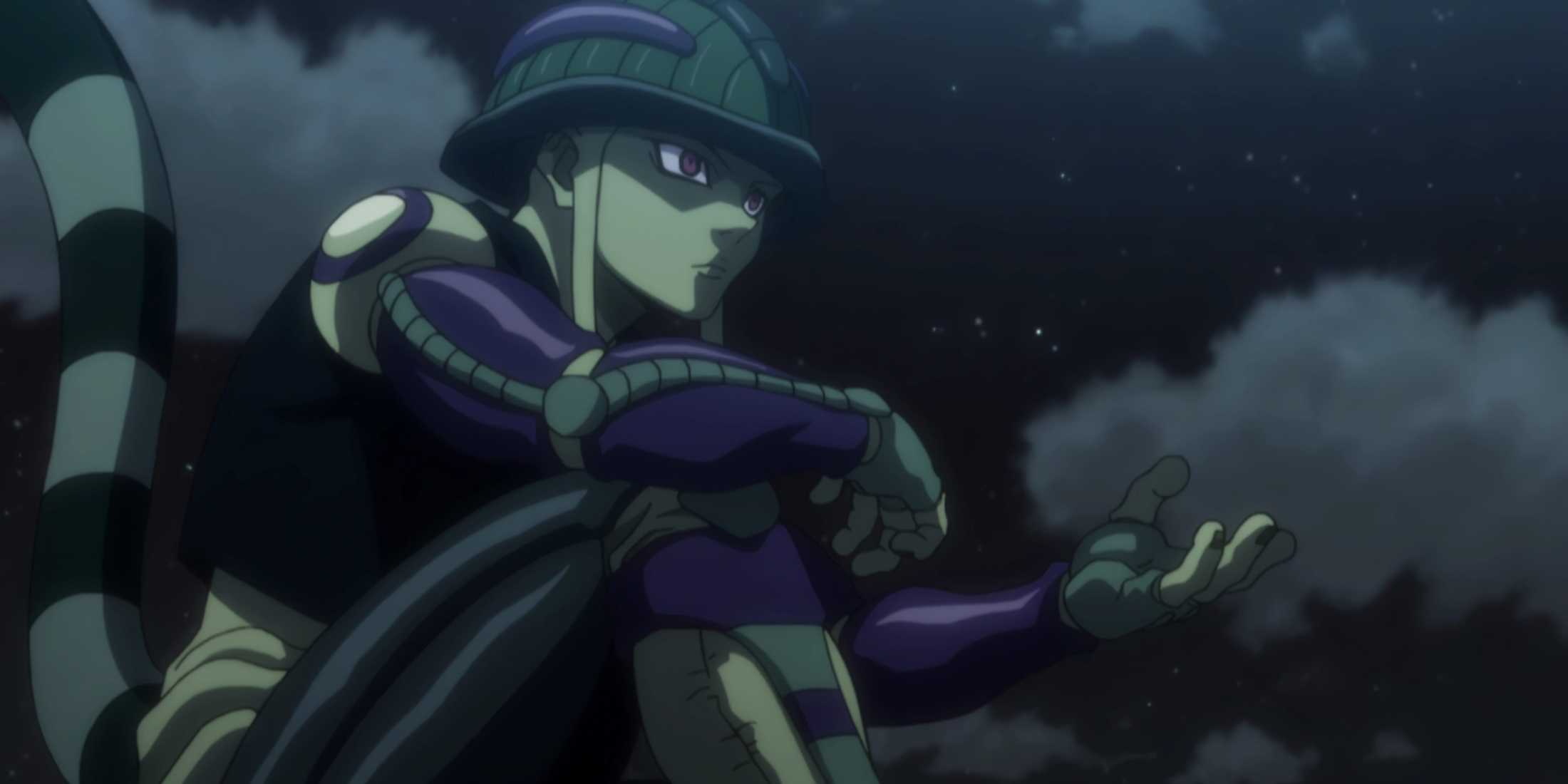 Meruem speaking to an opponent