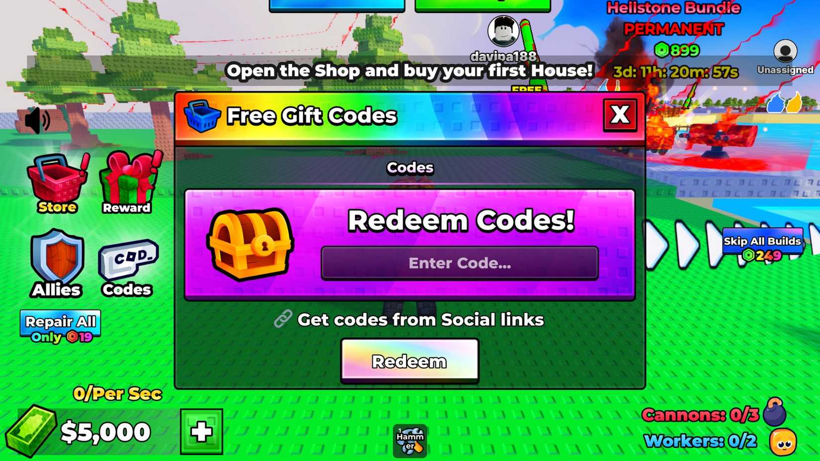 Missile Empire - Code Tab