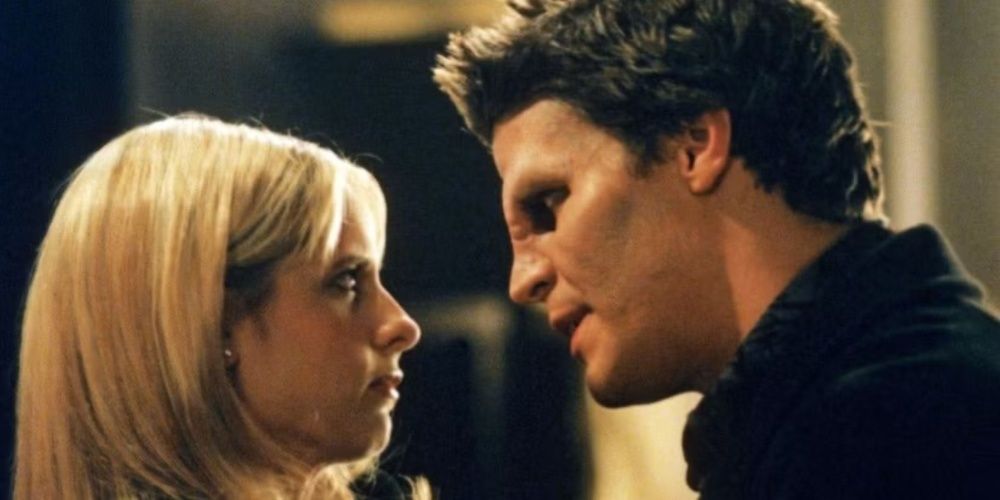 Angelus talking to Buffy in Buffy the Vampire Slayer