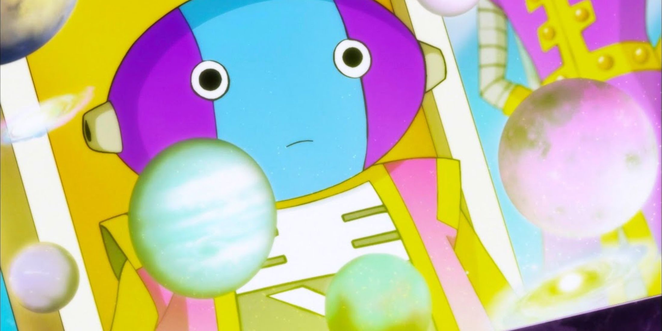 Zeno watches the Multiverse in Dragon Ball Super.