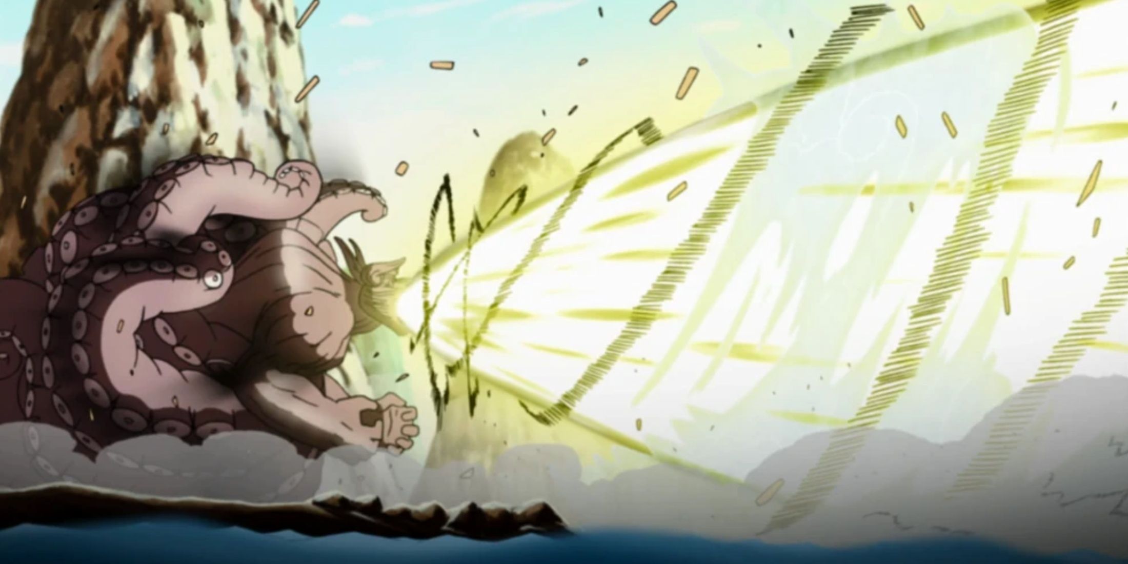 The 8-Tails explodes at Naruto; Shippuden