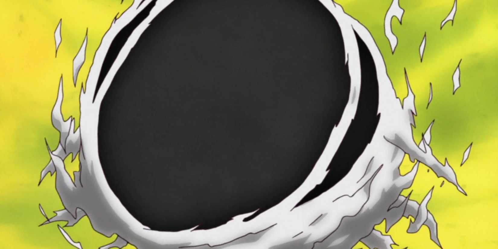 Kaguya uses the Expansive Truth-Seeking Orb against Team 7 in Naruto Shippuden