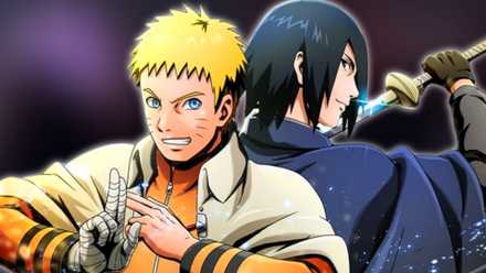 An image of Naruto and Sasuke preparing for the biggest challenge in Boruto