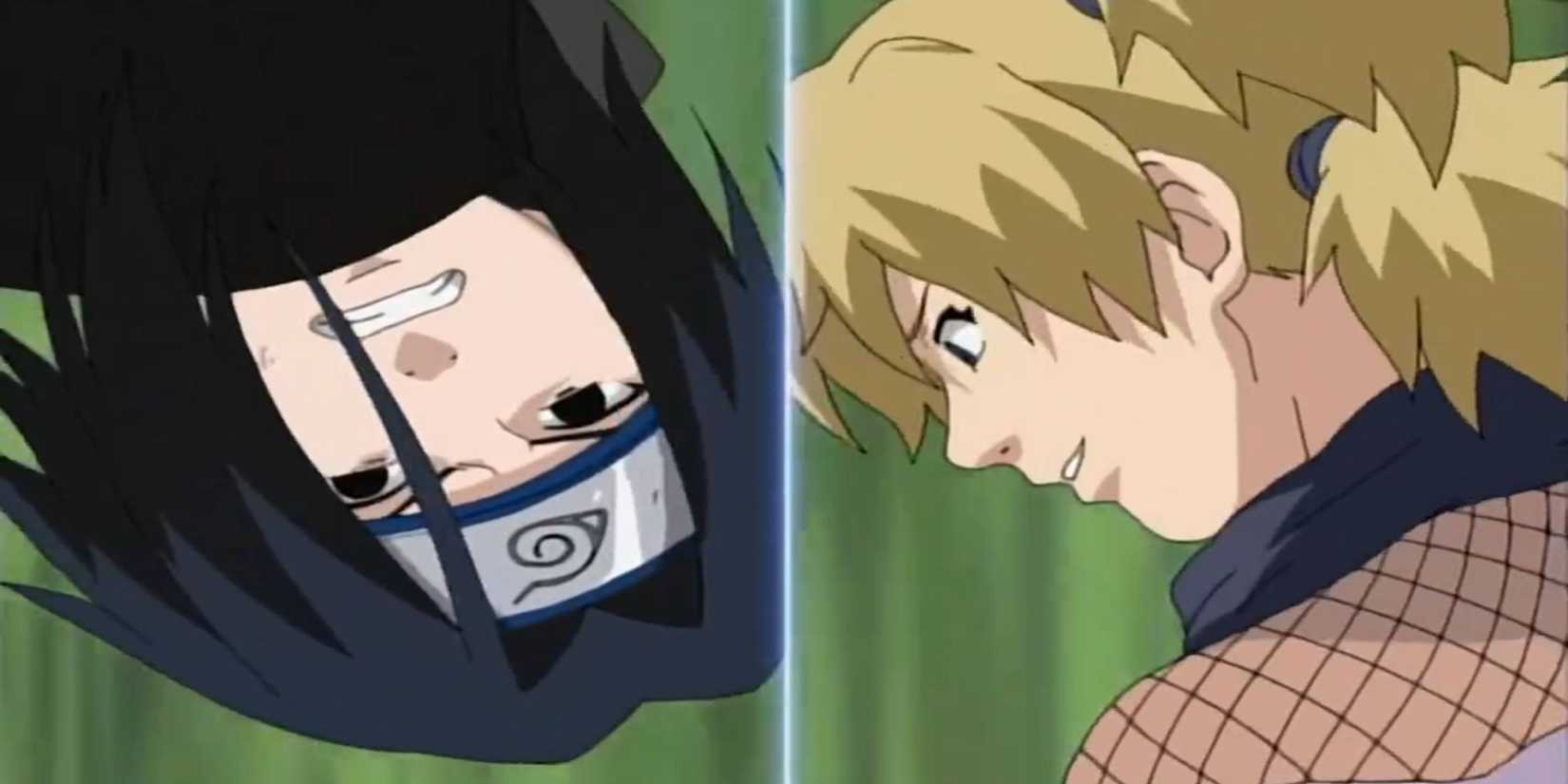 Naruto Sasuke Fights Temari Konoha Crush Arc Episode 72