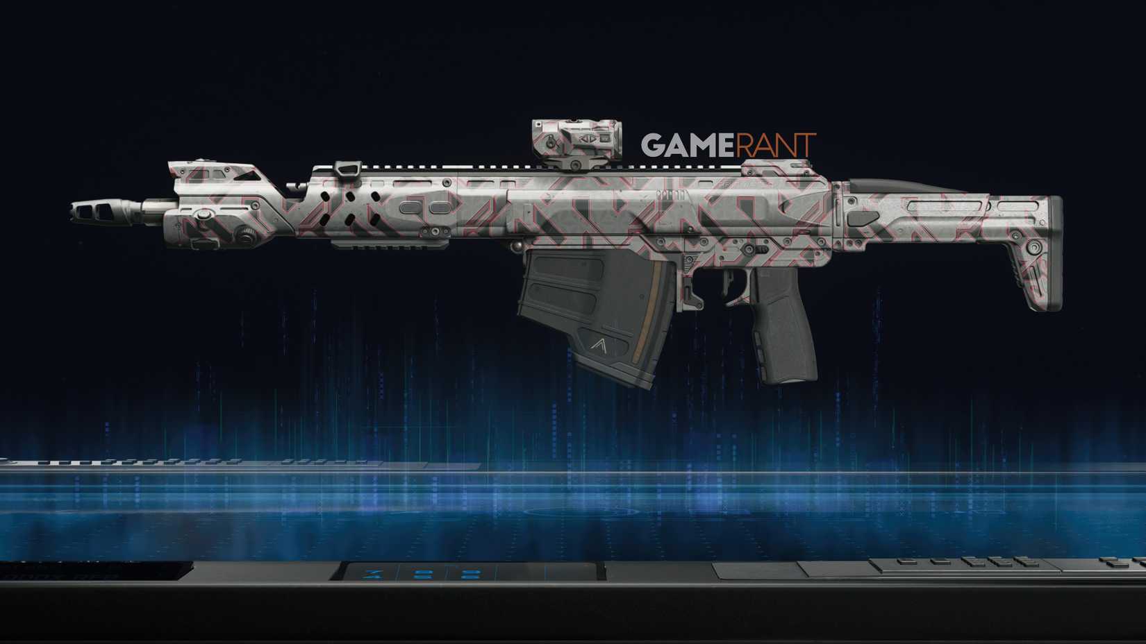 Network Camo Preview on the Grimhawk - Black Ops 7