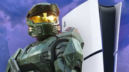 The Master Chief from the Halo campaign evolved from standing next to the PS5