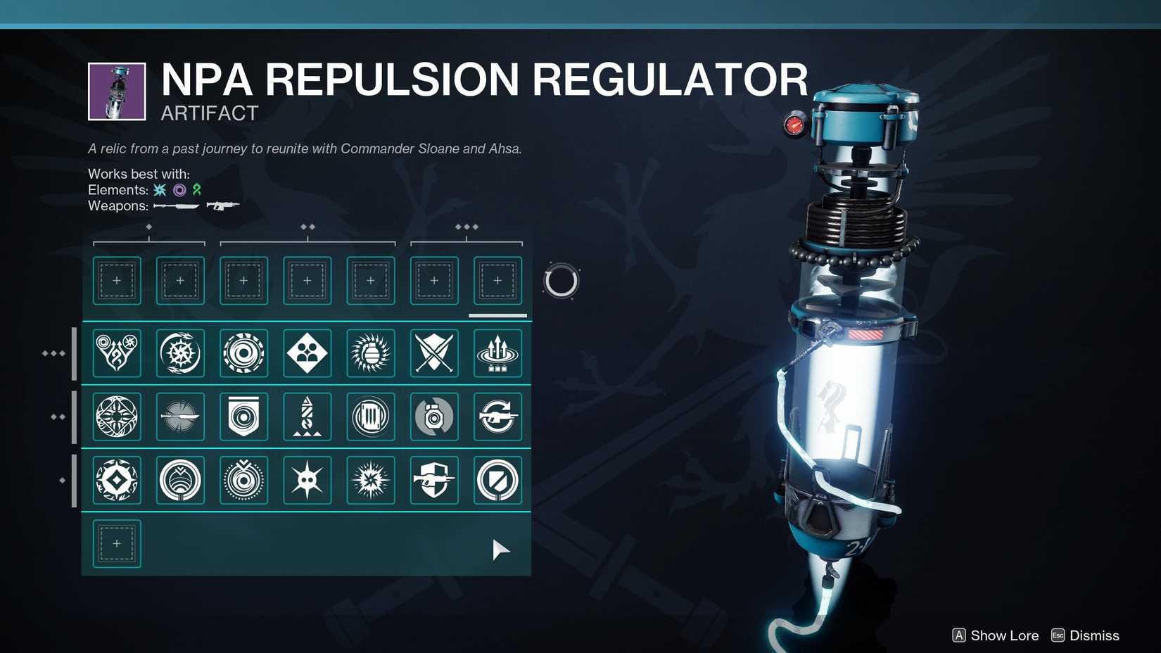 All Artifacts & Perks in Destiny 2