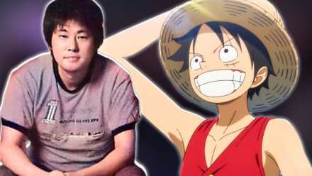 Image of Eiichiro Oda and Monkey D. Luffy from the new One Piece anime