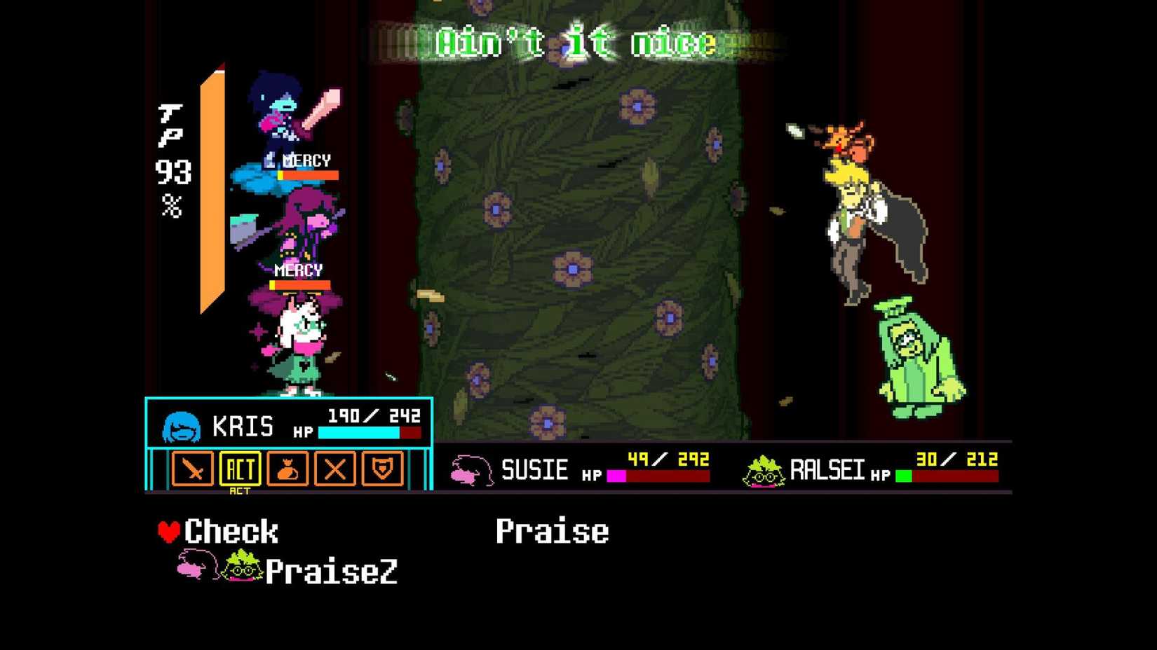 Deltarune's Orange and Green Duo