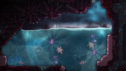 The aquatic planet pack does not include the various fish and other sea creatures floating in the water from the oxygen