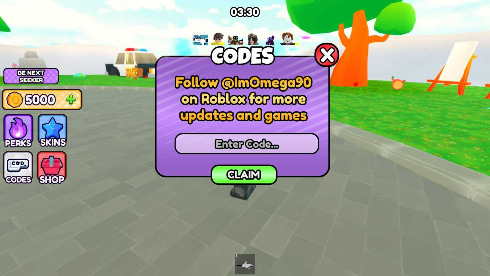 Paint and find code tabs
