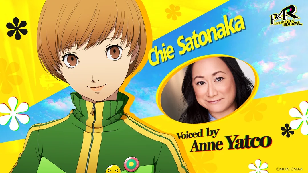Atlus official announcement of Anne Yatco as Chie Satonaka in Persona 4 Revival