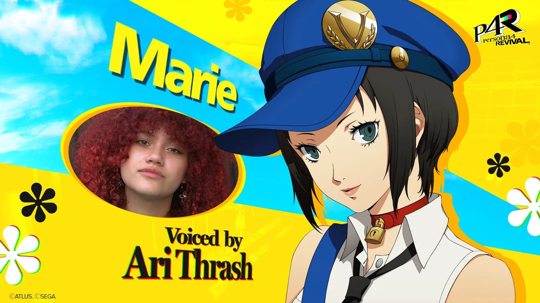 Atlus official announcement of Ari Thrash as Marie in Persona 4 Revival