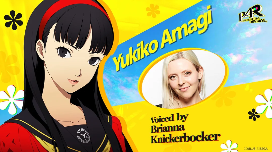 Atlus official reveal of Brianna Knickerbocker as Yukiko Amagi in Persona 4 Revival