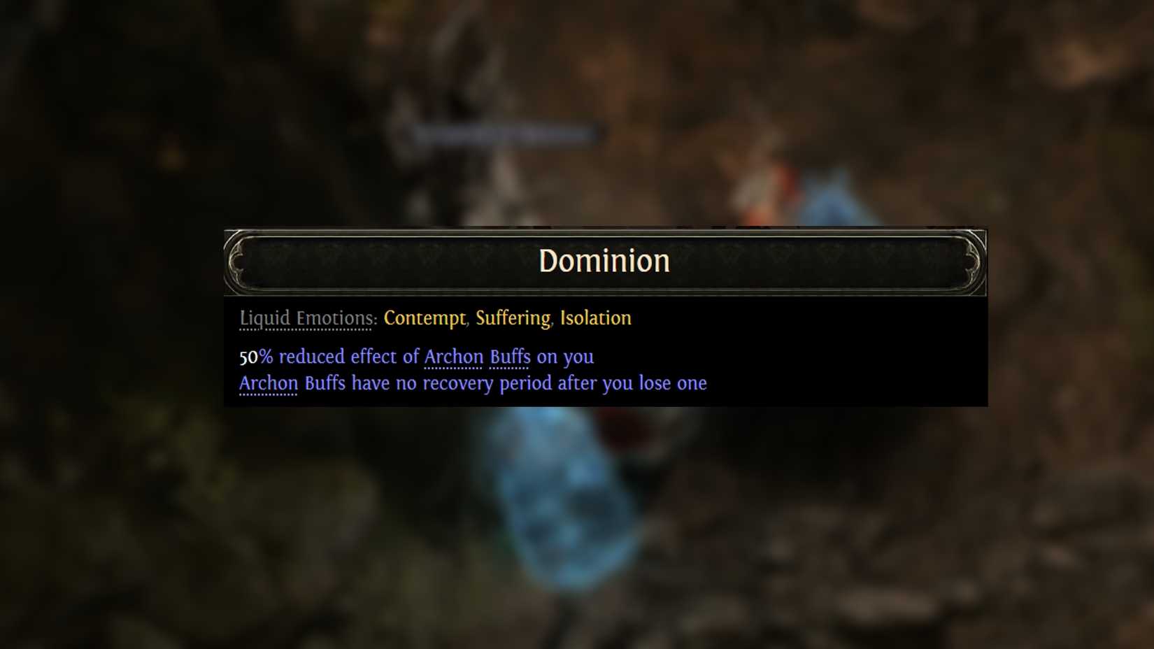 PoE 2 Dominion Description