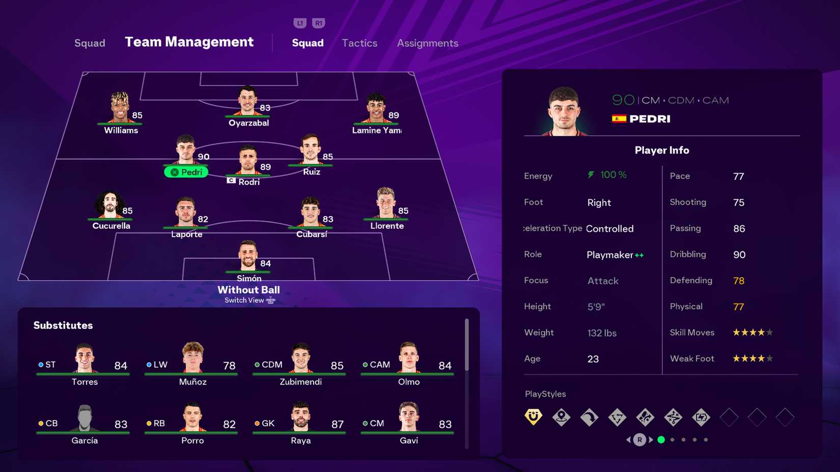 Pedri World Cup EA Sports FC 26