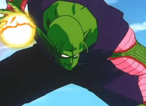 Piccolo charges an attack