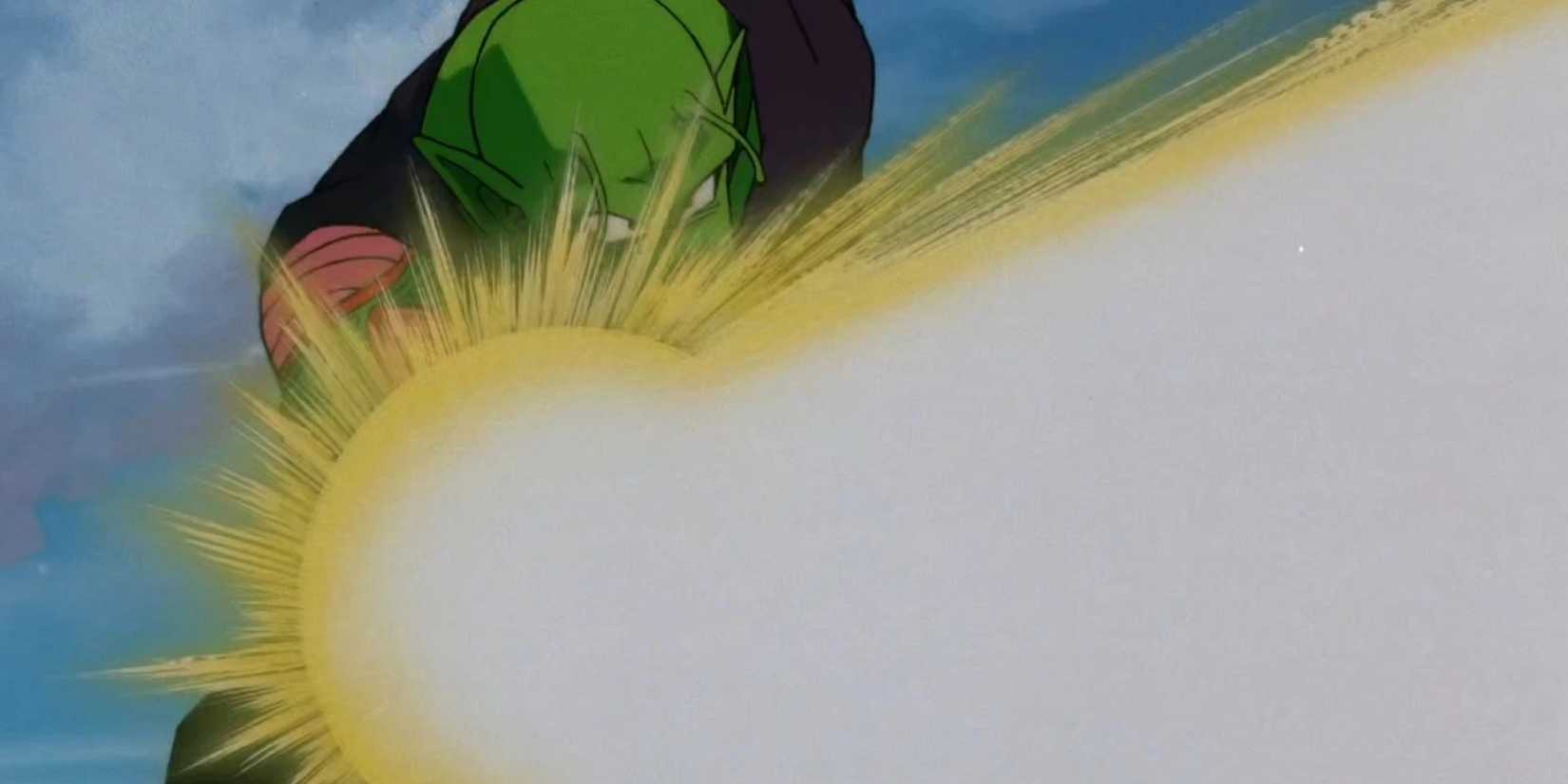 Piccolo begins his attack.
