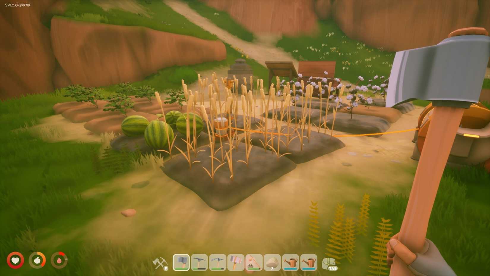 Planting Wheat Solarpunk