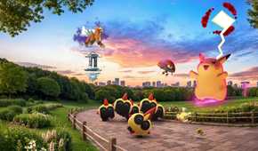 The key visual for Pokemon GO's Memories in Motion season
