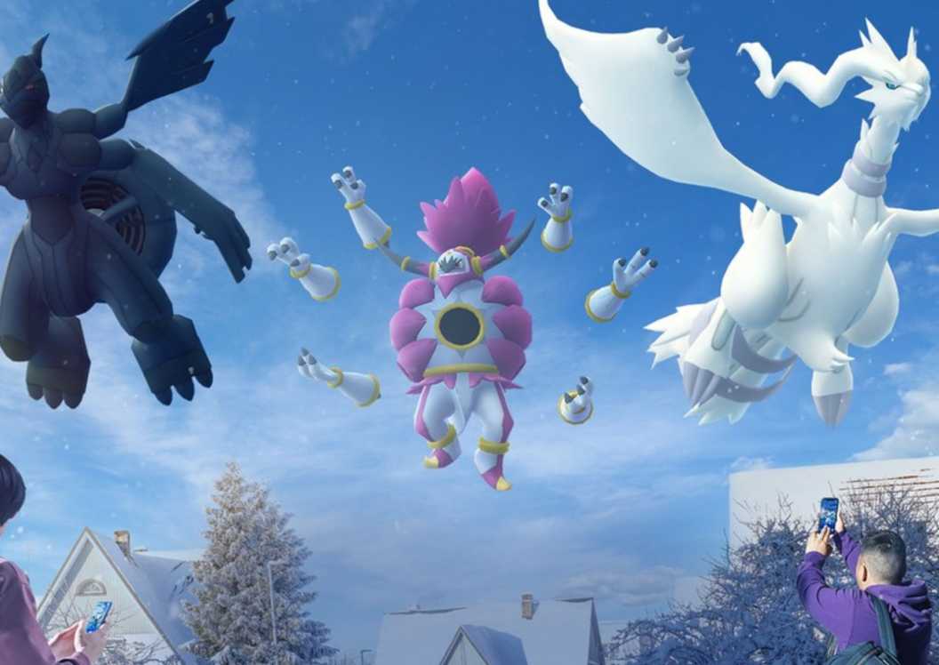 Pokemon GO's promotional image for Dual Destiny