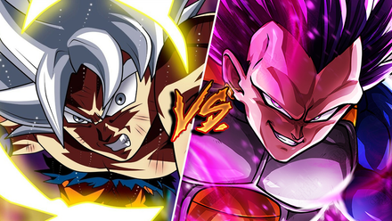 PUI Goku vs UE Vegeta