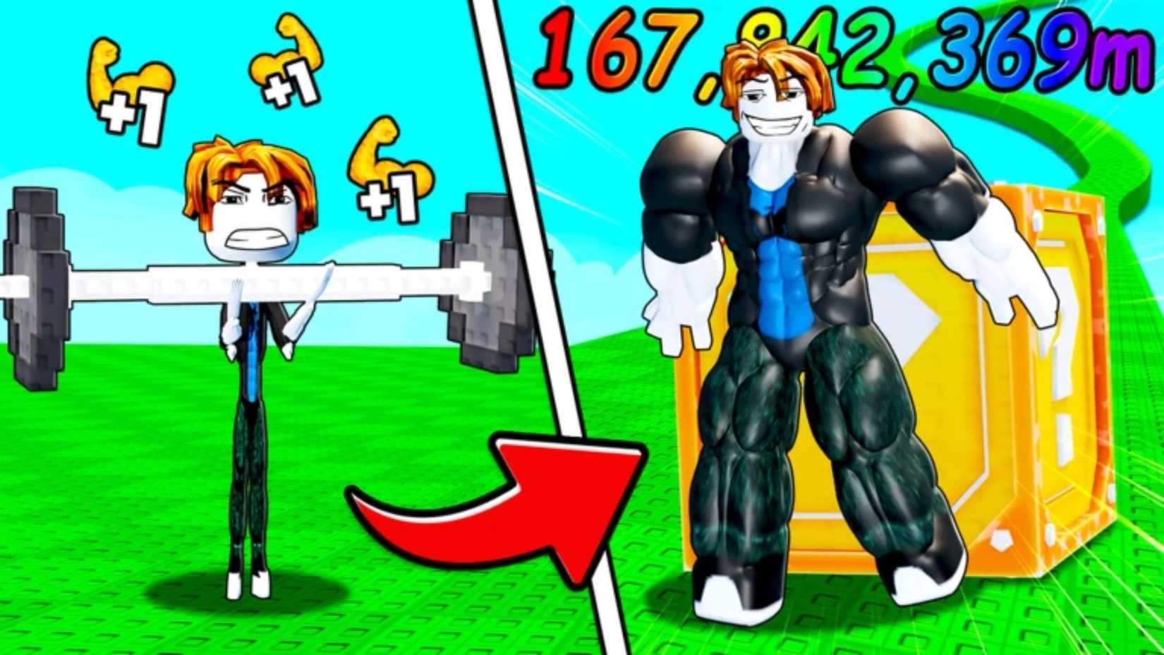 Push and Lucky Block characters