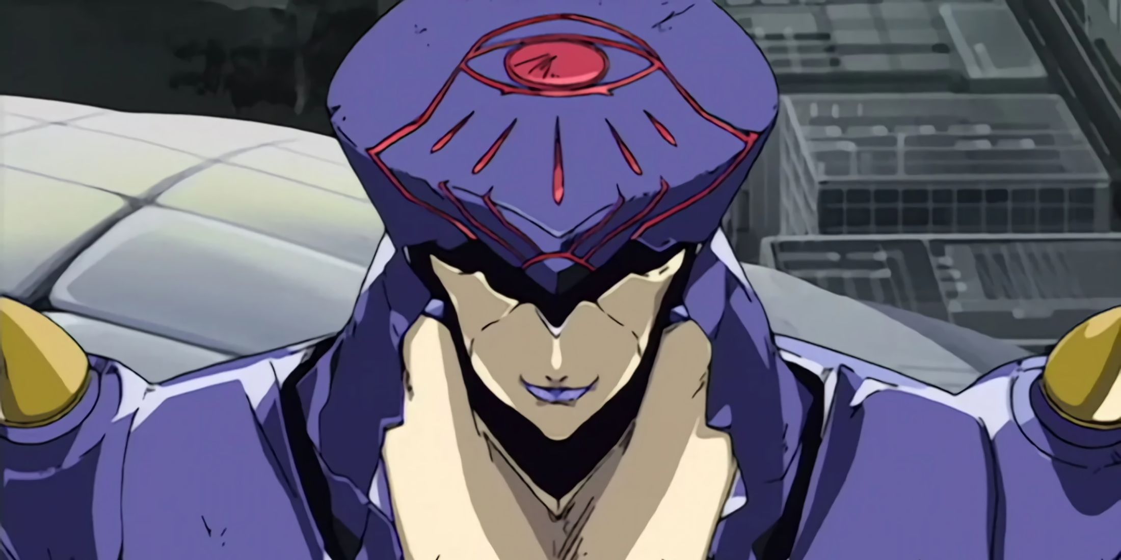 RahXephon prepares to fight an opponent in the series.