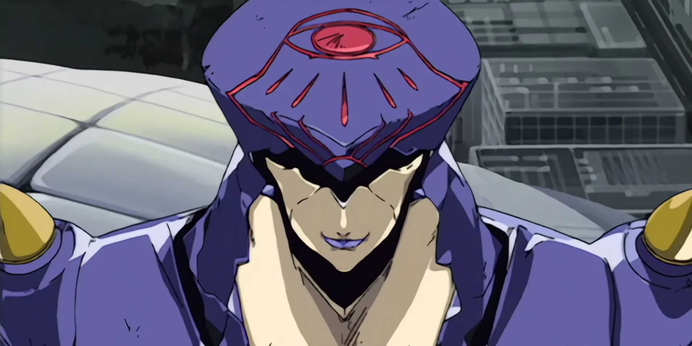 RahXephon prepares to fight an opponent in the series.