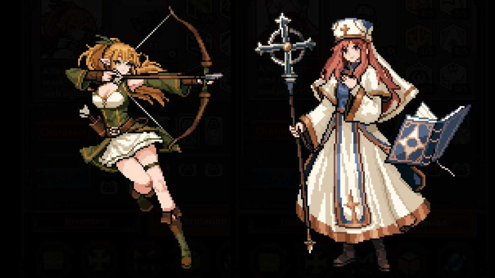 ranger and priest in tbh task bar hero