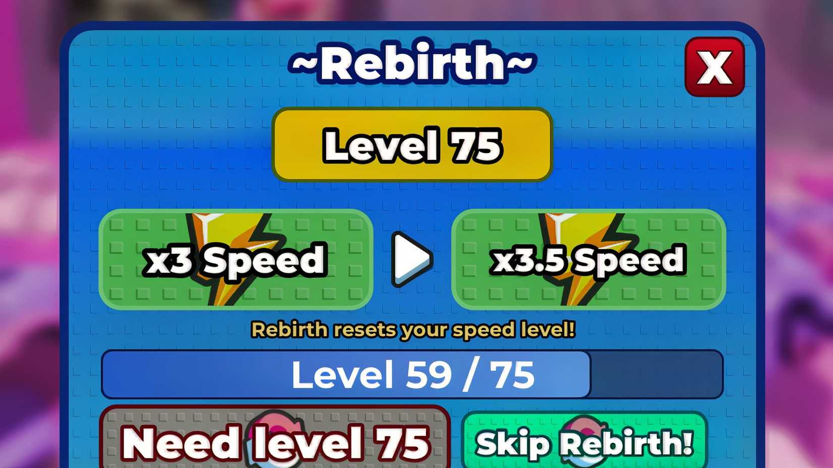 rebirth +1 speed asmr keyboard escape roblox