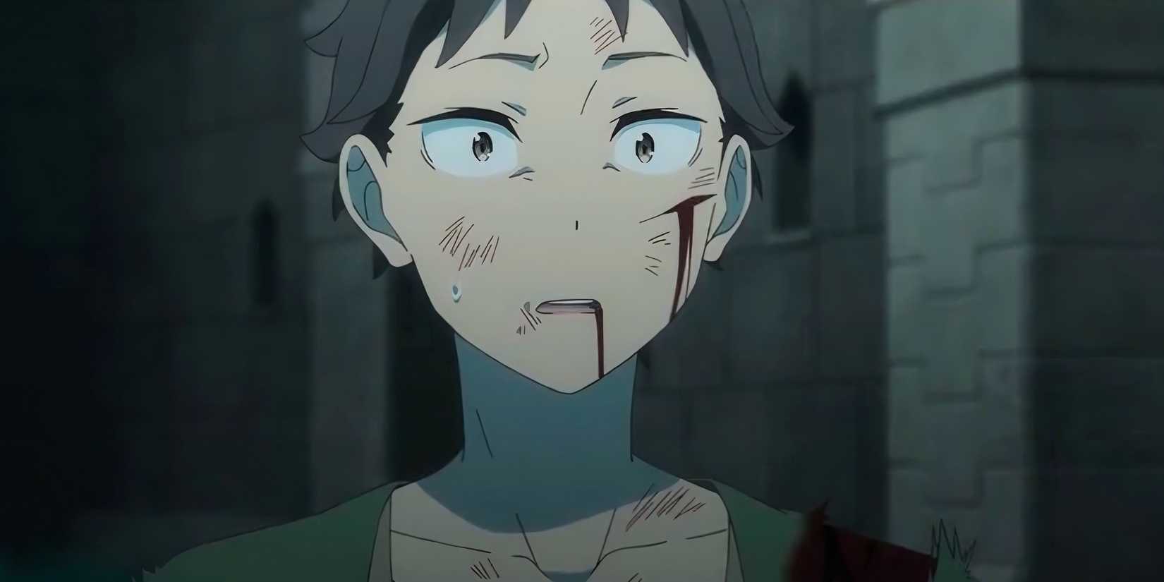 rezero season 4 subaru touched by Emilia's words