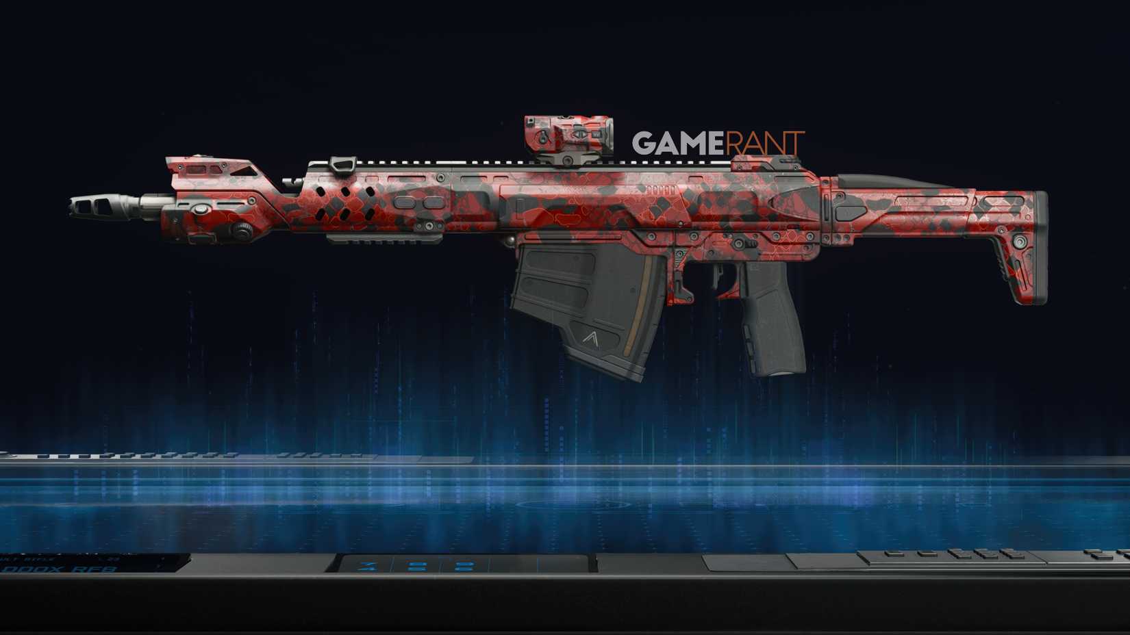 Ruby Snake Camo Preview on the Grimhawk - Black Ops 7