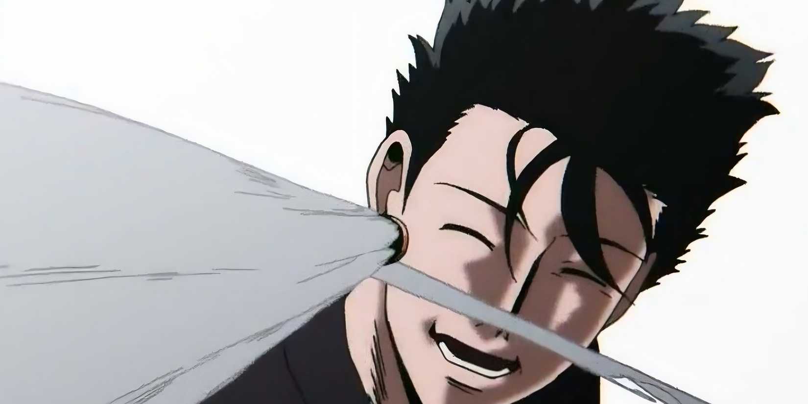 ryo shimazaki dodges a bullet in mob psycho 100