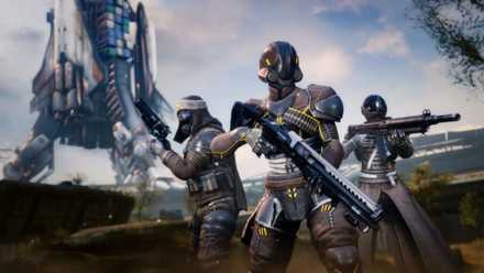 Destiny 2's Seventh Seraph Armor Set in the Monument of Victory Update
