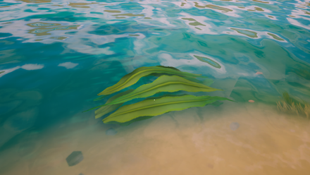 Solarpunk algae in the water