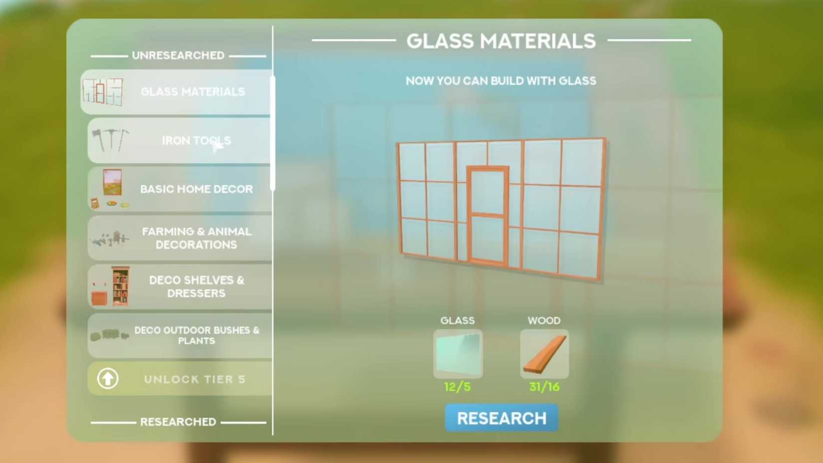 solarpunk research table tier 4