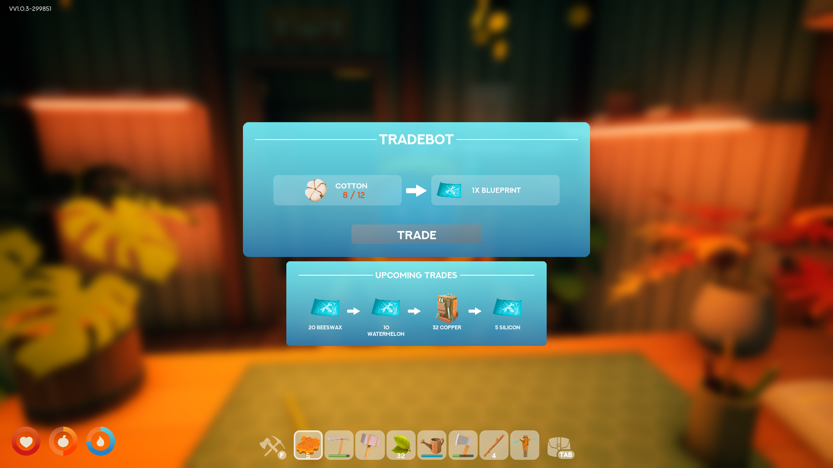 solarpunk tradebot initial trades