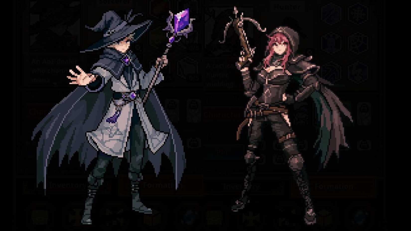 wizard and hunter in tbh task bar hero