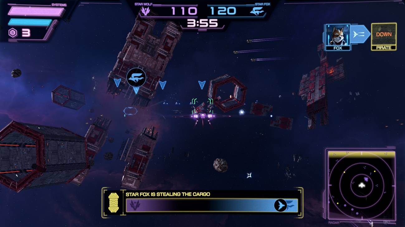 star fox cargo target