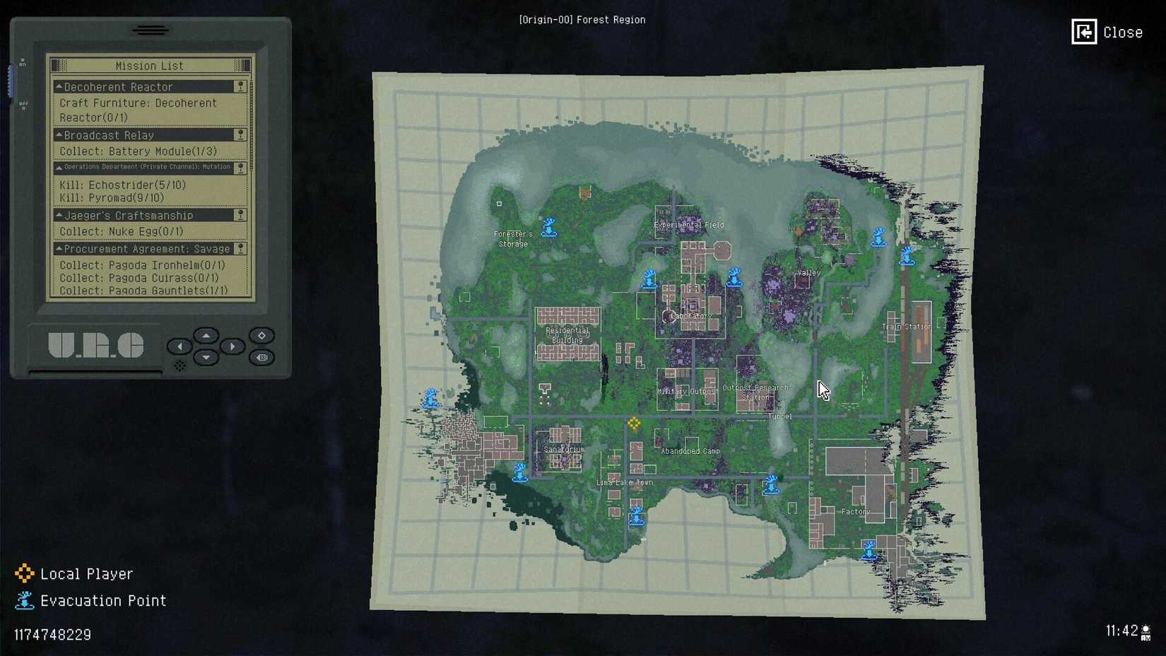 no such place's map.